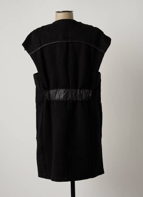 Robe mi-longue noir ARELINE pour femme