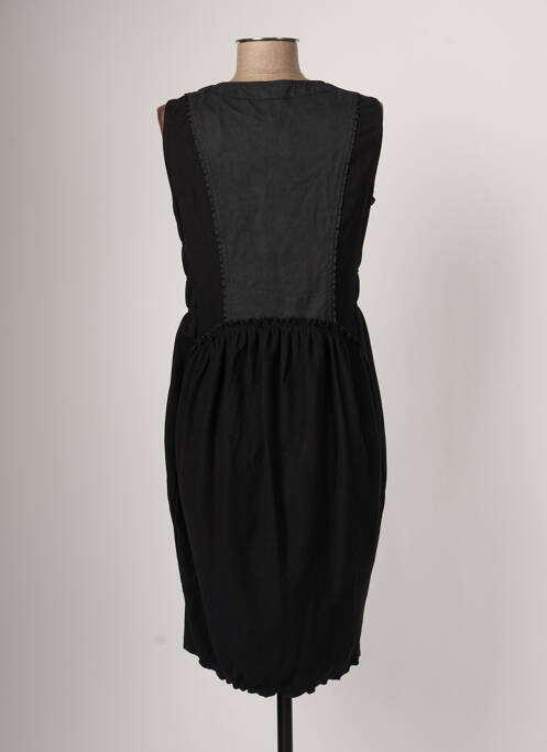 Robe mi-longue noir ARELINE femme