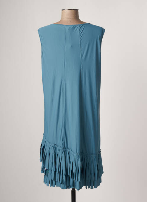 Robe mi-longue bleu ARELINE femme