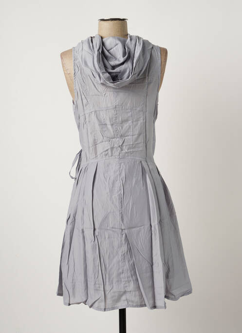 Robe mi-longue gris ARELINE femme
