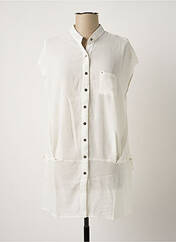 Robe courte blanc ARELINE pour femme seconde vue