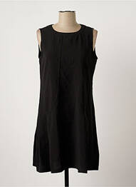Robe courte sans manche sans manche noir ARELINE femme