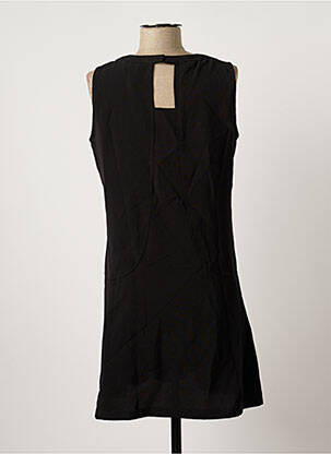 Robe courte sans manche sans manche noir ARELINE femme