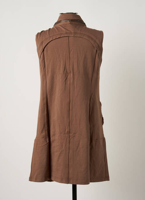 Robe courte marron ARELINE pour femme