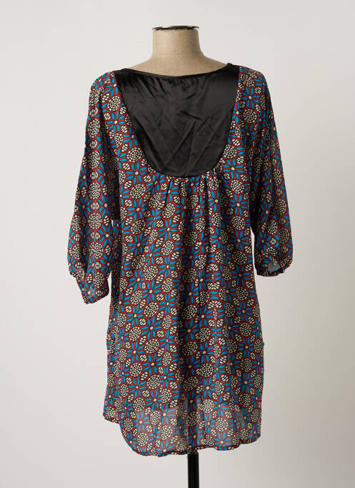 Tunique manches courtes bleu ARELINE pour femme