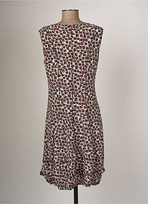 Robe mi-longue sans manche sans manche orange ARELINE femme