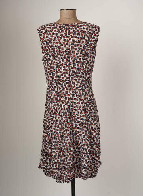 Robe mi-longue orange ARELINE femme