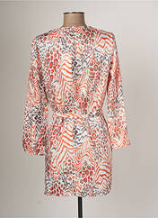 Robe courte orange ARELINE pour femme seconde vue