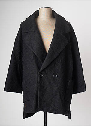 Manteau court noir ARELINE pour femme