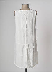 Robe courte blanc ARELINE pour femme seconde vue