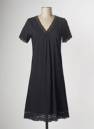 Robe mi-longue noir AGATHE & LOUISE pour femme