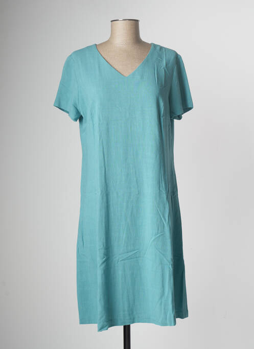 Robe mi-longue bleu GEVANA pour femme