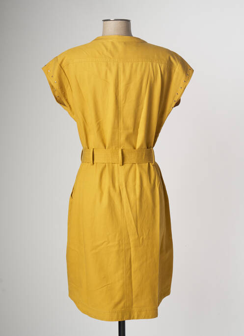 Robe mi-longue jaune 7 SEASONS femme