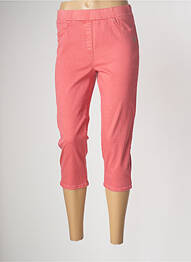 Pantacourt stretch taille normale orange CONCEPT K femme