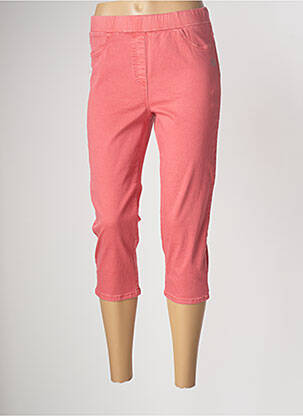 Pantacourt stretch taille normale orange CONCEPT K femme