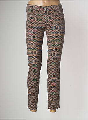 Pantalon 7/8 stretch taille basse gris TONI DRESS femme