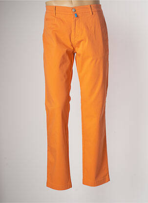 Pantalon chino orange PIERRE CARDIN pour homme
