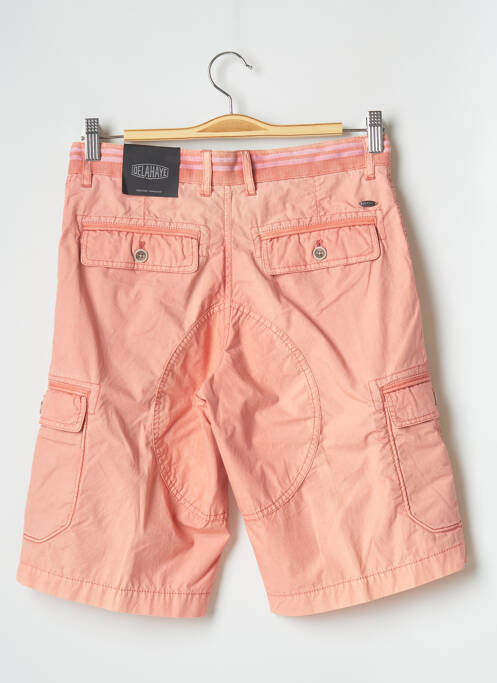 Bermuda orange DELAHAYE pour homme