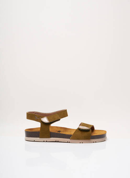 Sandales/Nu pieds vert PLAKTON pour femme