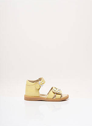 Sandales/Nu pieds jaune LUNELLA pour fille