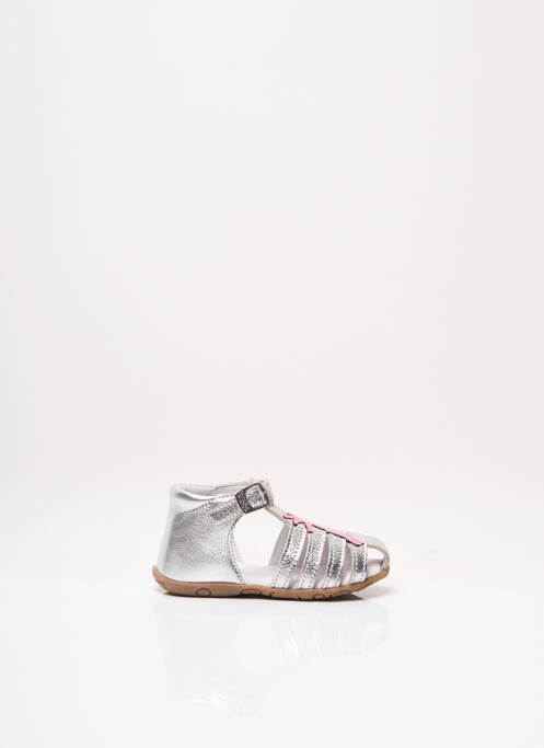 Sandales/Nu pieds gris GBB pour fille