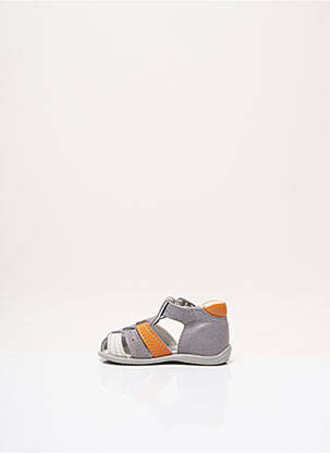 Sandales/nu pieds empiècements bout rond gris BELLAMY garçon
