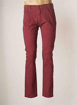 Pantalon droit rouge CAMBRIDGE pour homme