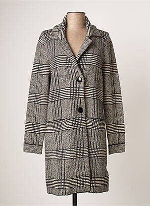 Gilet manches longues fermeture boutonnée sur le devant noir DIANE LAURY femme