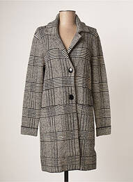 Gilet manches longues fermeture boutonnée sur le devant noir DIANE LAURY femme