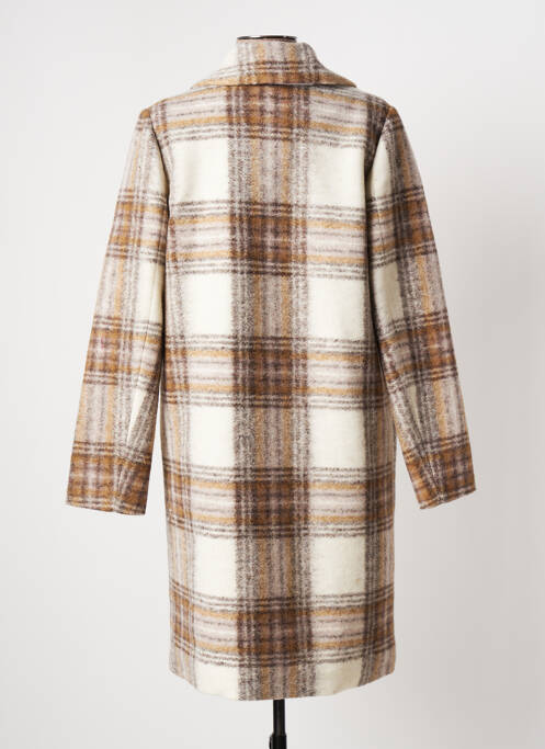 Manteau long beige JULIE GUERLANDE pour femme