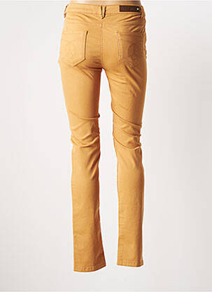 Pantalon slim taille basse taille basse beige JULIE GUERLANDE femme