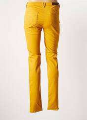 Pantalon slim jaune JULIE GUERLANDE pour femme seconde vue