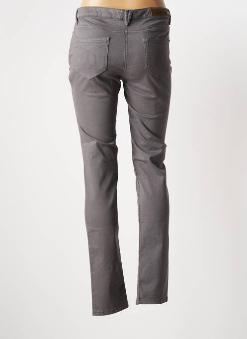 Pantalon slim gris JULIE GUERLANDE pour femme