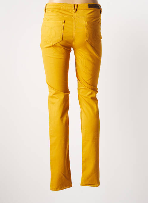 Pantalon slim jaune JULIE GUERLANDE femme