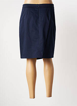 Jupe mi-longue taille normale bleu JULIE GUERLANDE femme