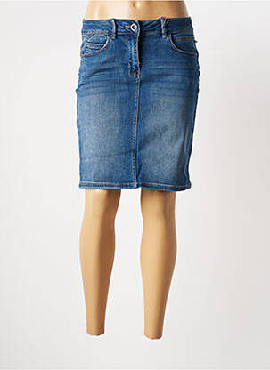 Jupe courte poches bleu JULIE GUERLANDE femme