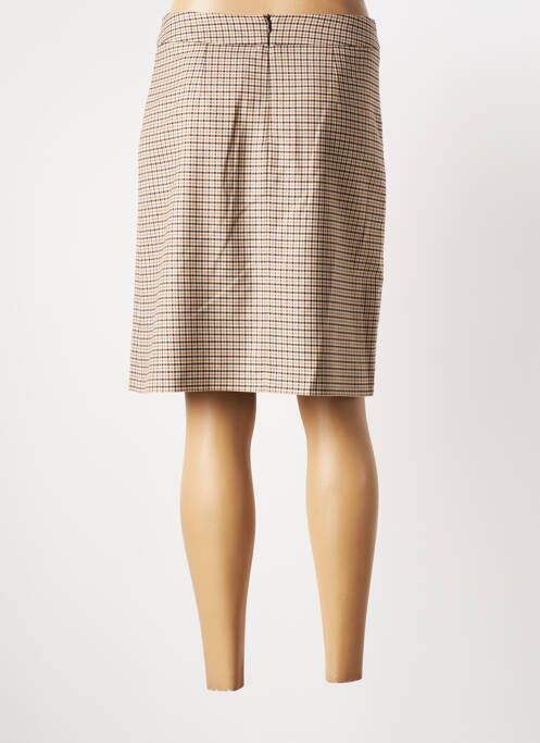 Jupe mi-longue beige JULIE GUERLANDE pour femme