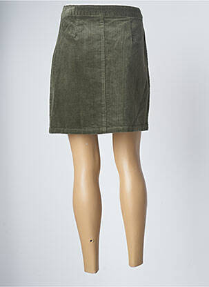 Jupe courte taille normale vert C'EST BEAU LA VIE femme