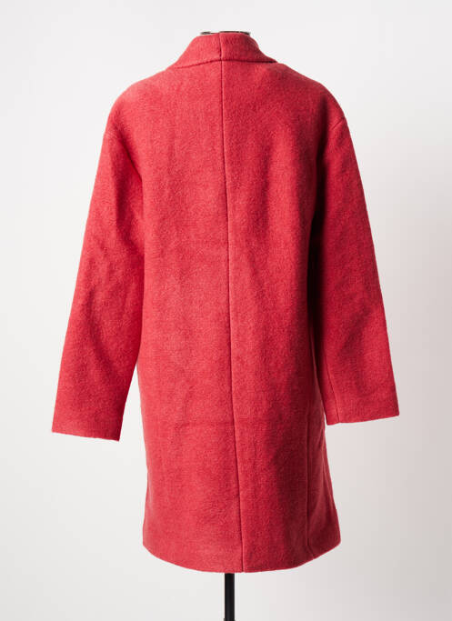 Manteau long rose C'EST BEAU LA VIE pour femme