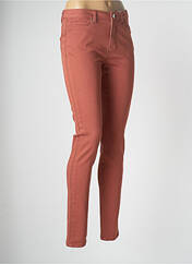 Pantalon slim orange C'EST BEAU LA VIE pour femme seconde vue