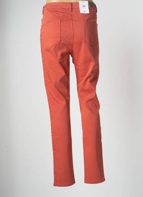 Pantalon slim orange C'EST BEAU LA VIE pour femme