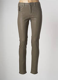 Pantalon slim stretch taille normale vert C'EST BEAU LA VIE femme