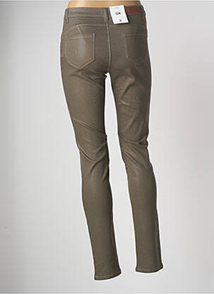 Pantalon slim stretch taille normale vert C'EST BEAU LA VIE femme