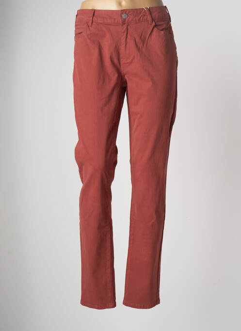 Pantalon slim rouge C'EST BEAU LA VIE pour femme