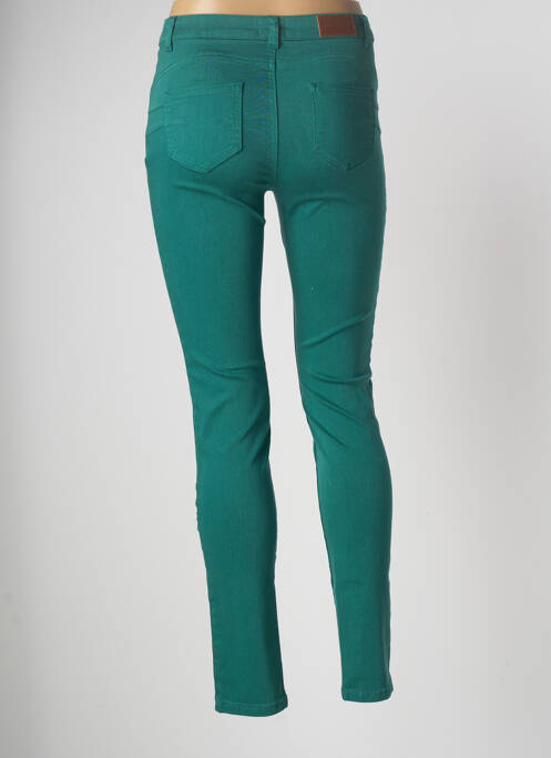 Pantalon slim vert C'EST BEAU LA VIE pour femme