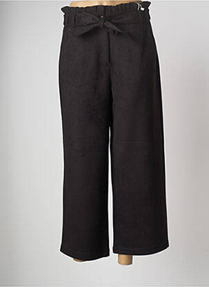 Pantalon droit stretch taille normale noir C'EST BEAU LA VIE femme