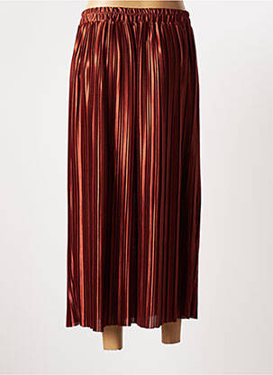 Jupe longue doublure marron C'EST BEAU LA VIE femme