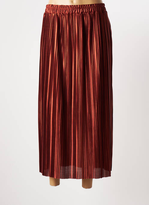 Jupe longue doublure marron C'EST BEAU LA VIE femme
