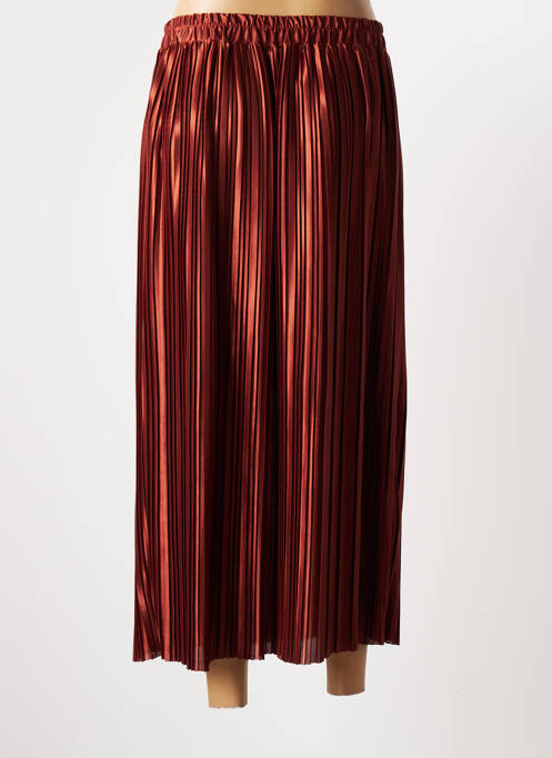 Jupe longue doublure marron C'EST BEAU LA VIE femme