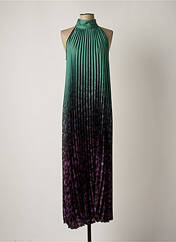 Robe longue vert DIXIE pour femme seconde vue